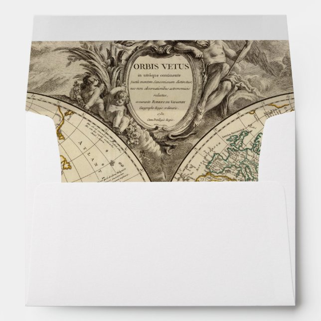 World Map 8 Envelopes (Back (Bottom))