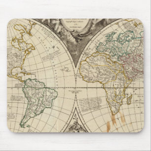 World Map 8 Mouse Pad