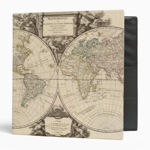 World Map 9 Binder