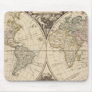 World Map 9 Mouse Pad
