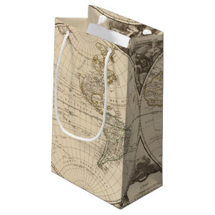 World Map 9 Small Gift Bag