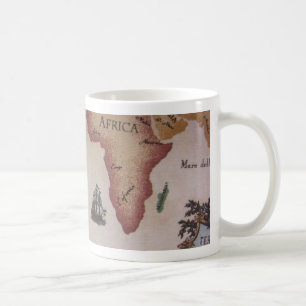World Map -- Atlantic Ocean Coffee Mug