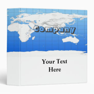 World Map Avery Binder