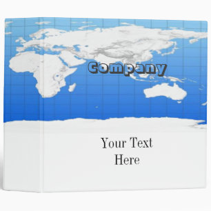 World Map Avery Binder