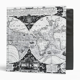 World map binder