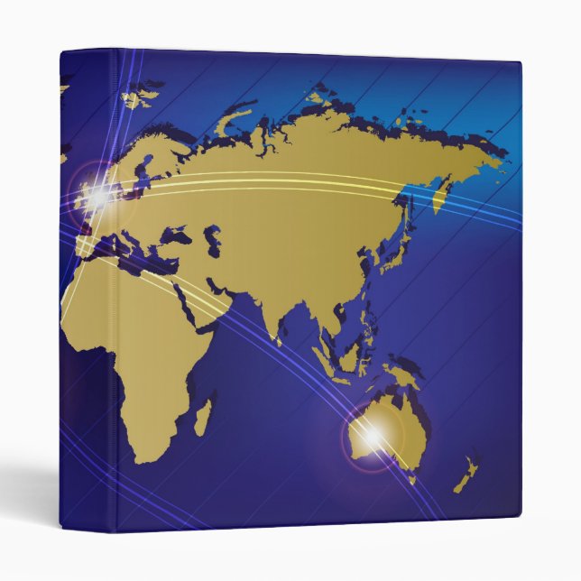 World Map Binder (Front/Spine)