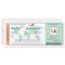 World Map Birthday Boarding Pass Ticket