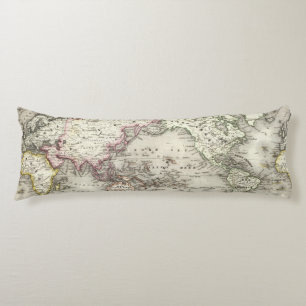 World Map Body Pillow