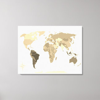 World Map Canvas Print