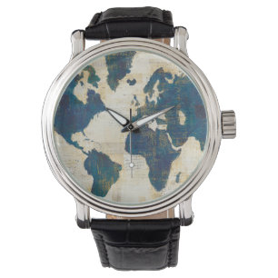 World Map Collage Watch