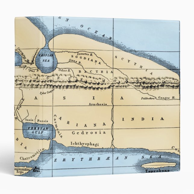 WORLD MAP: ERATOSTHENES BINDER (Front/Spine)
