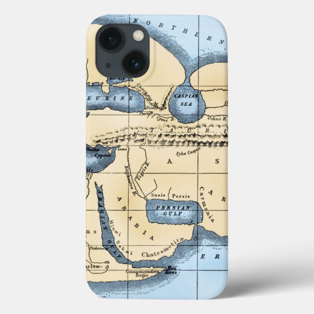 WORLD MAP: ERATOSTHENES Case-Mate iPhone CASE (Back)