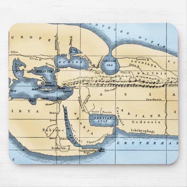 WORLD MAP: ERATOSTHENES MOUSE PAD (Front)