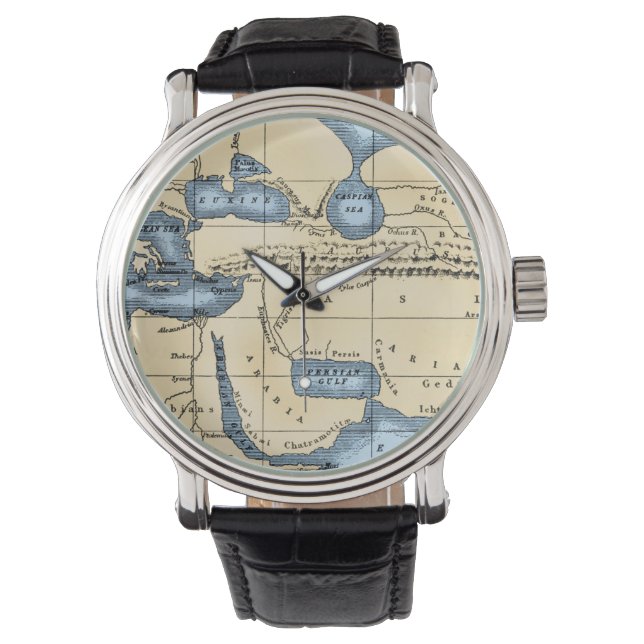 WORLD MAP: ERATOSTHENES WATCH (Front)