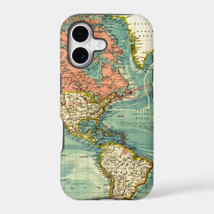 World Map Featuring United States