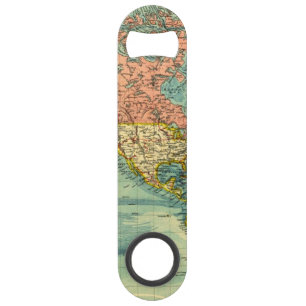 World Map Featuring United States Bar Key