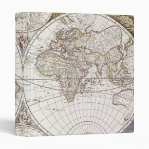 World Map from Atlas Maior Binder