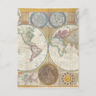 World Map Gifts Postcard