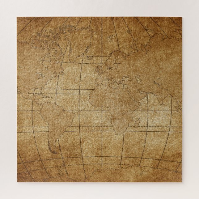 World Map: Global Exploration Guide Jigsaw Puzzle (Vertical)