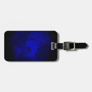 World Map Luggage Tag