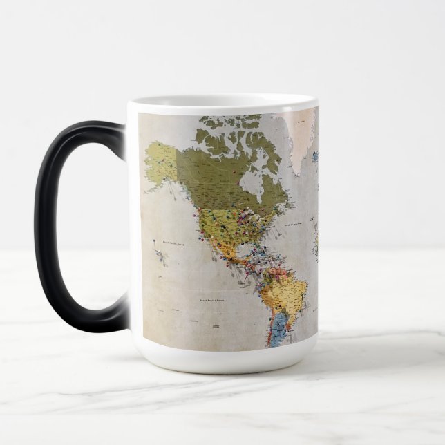 world map magic mug (Left)