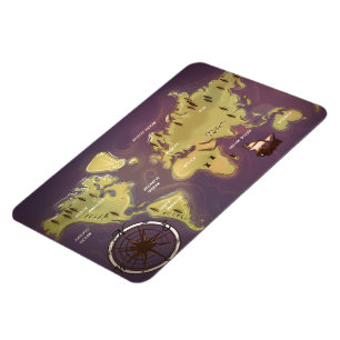 World Map Magnet