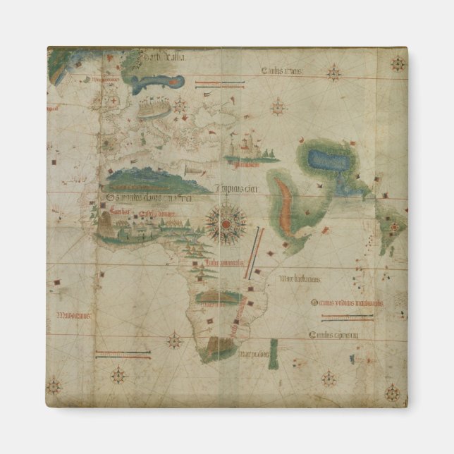 World Map Magnet (Front)