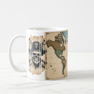 World map mug
