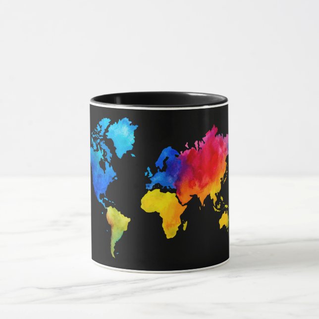 World Map. Mug (Center)