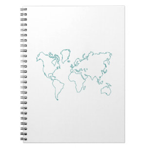 World Map Notebook