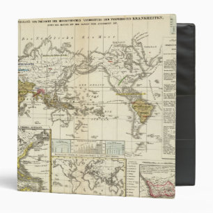 World Map of Diseases Binder