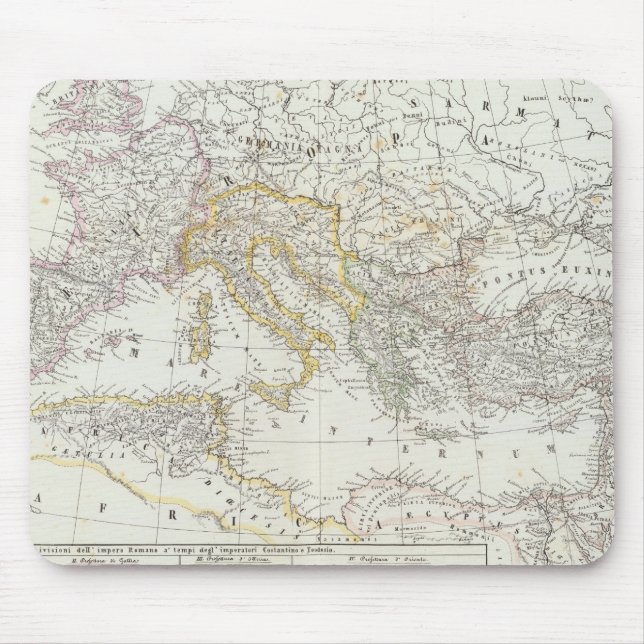 World Map of Eastern Hemisphere Mouse Pad (Front)