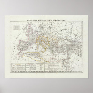 World Map of Eastern Hemisphere Poster