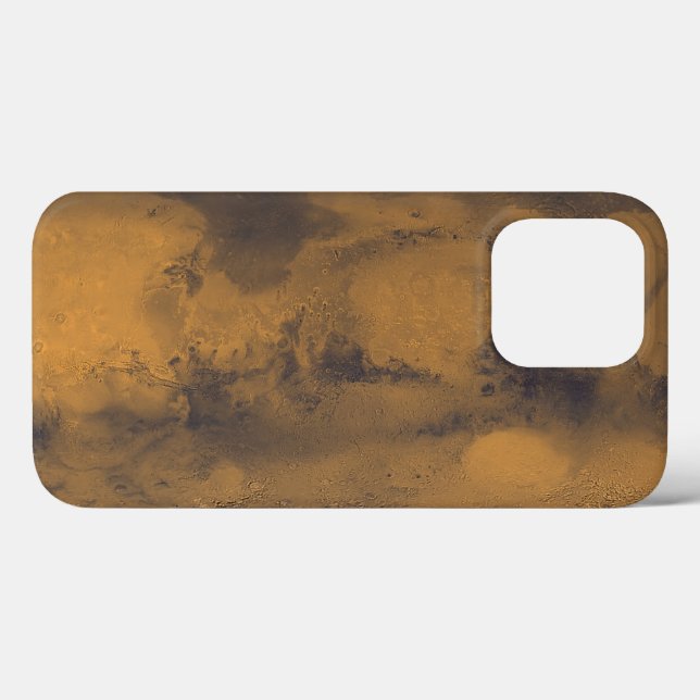 World Map of Mars Red Planet by Satellite  Case-Mate iPhone Case (Back (Horizontal))