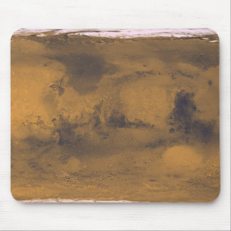 World Map of Mars Red Planet by Satellite Mouse Pad
