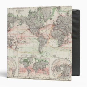 World Map of Ocean Currents Binder