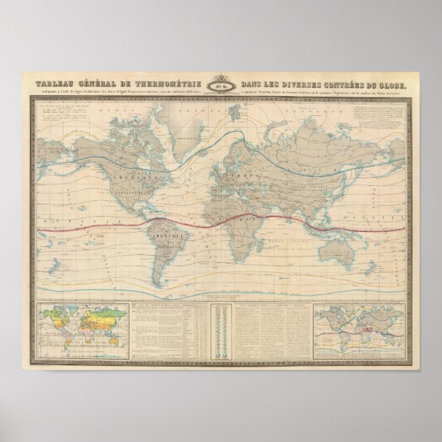 World Map of the Vegetation Poster (Front)
