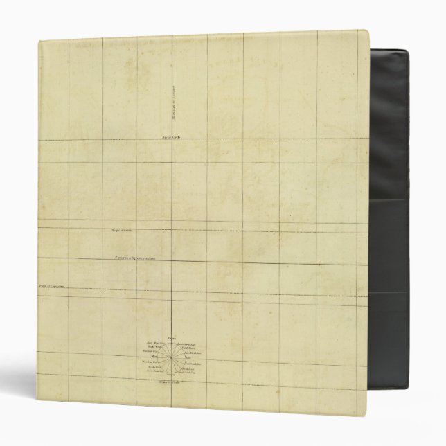 World Map Outline Binder (Front/Inside)