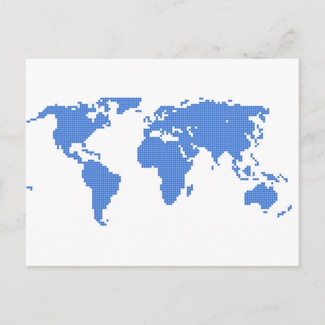 World Map Postcard (Front)