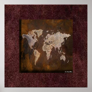 World Map Print