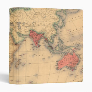 World Map showing British Empire Binder