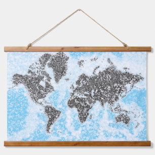 World Map Tapestries