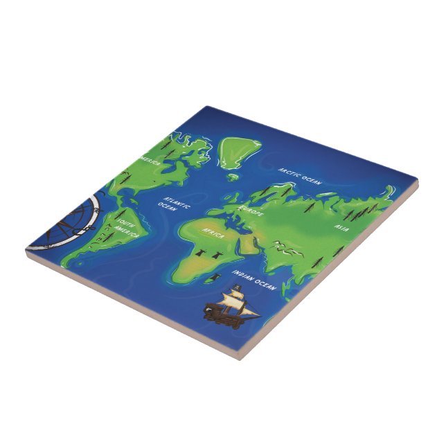 World Map Tile (Side)