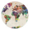 World Map Urban Watercolor