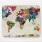 World Map Urban Watercolor
