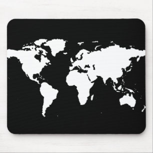 world maps ~ customizable colour mouse pad