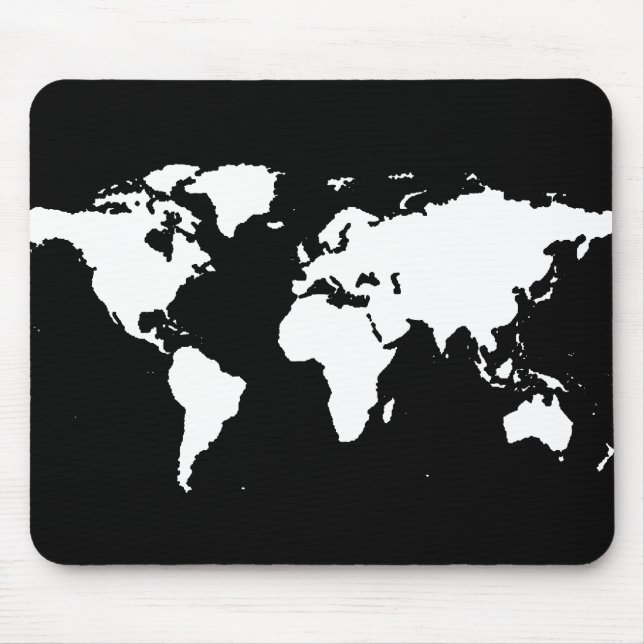 world maps ~ customizable colour mouse pad (Front)