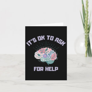World Mental Health Day It's Ok To Ask For Help St Card