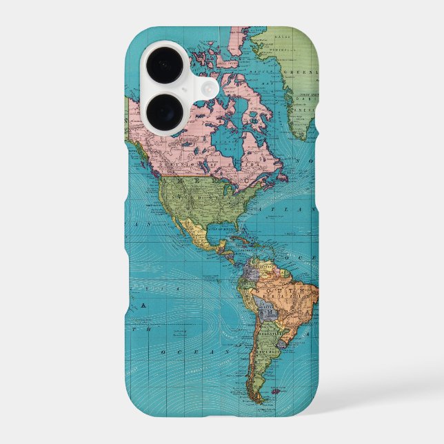World, Mercator's Projection (Back)