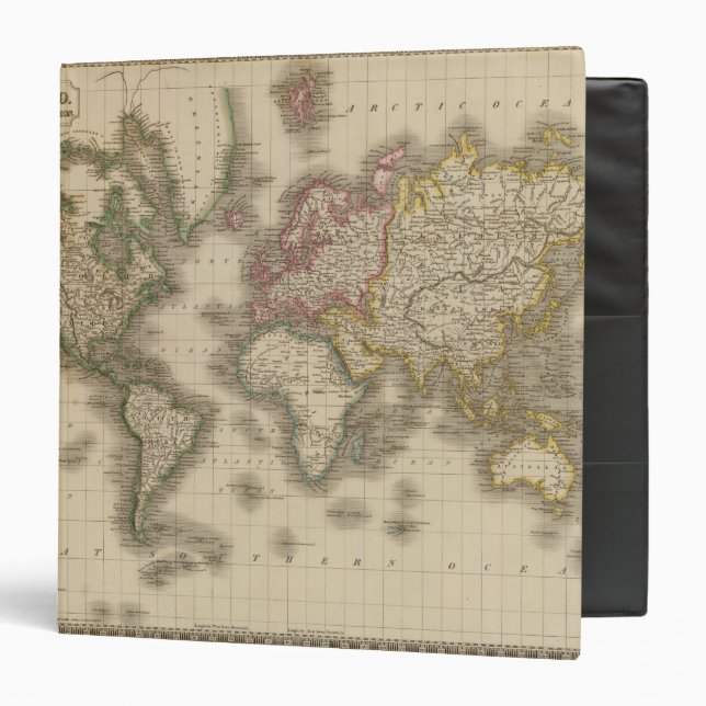 World, Mercator's Projection 2 Binder (Front/Inside)